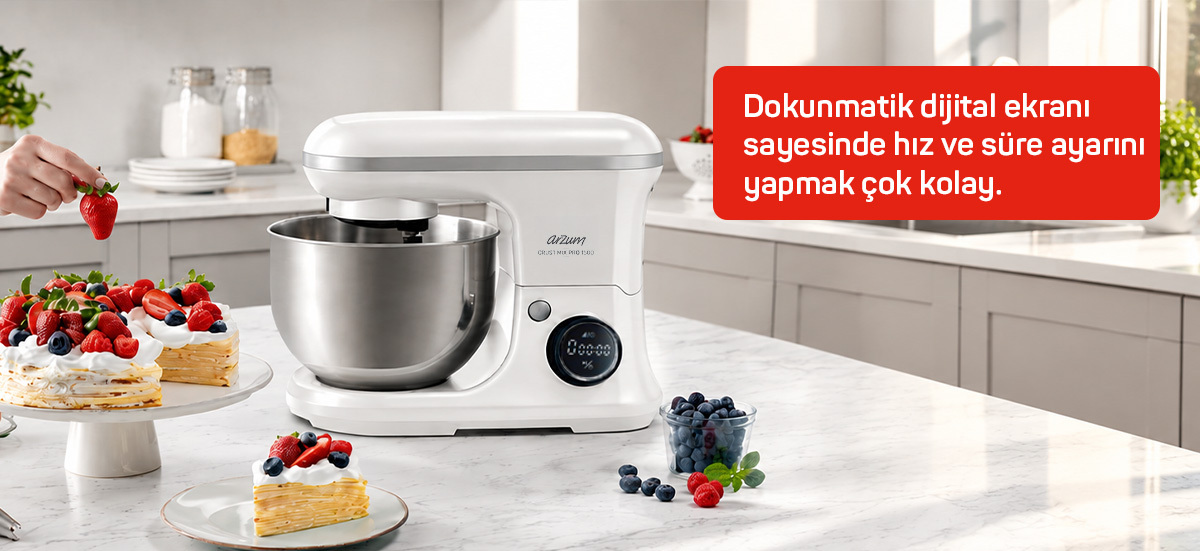 Arzum Crust Mix Pro Stand Mikser