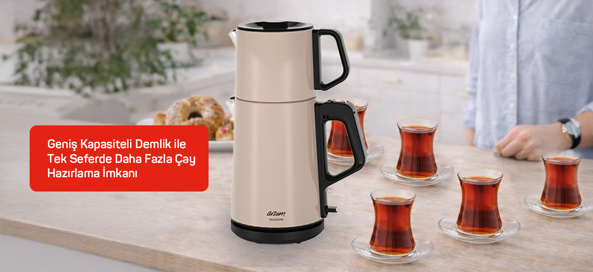 AR3149 Arzum TeaCharm Çay Makinesi Banner