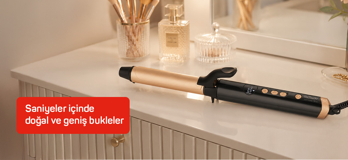 AR5186 Volume Pro Saç Maşası-Siyah Banner