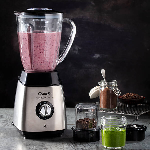 Maxiblend Glass Sürahi Blender - Paslanmaz Çelik - AR1056 - 4