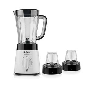 Buy arzum AR1162 Hand-held blender 1000 W with graduated beaker, with mixing  jar, stepless speed control Black, Stainless st