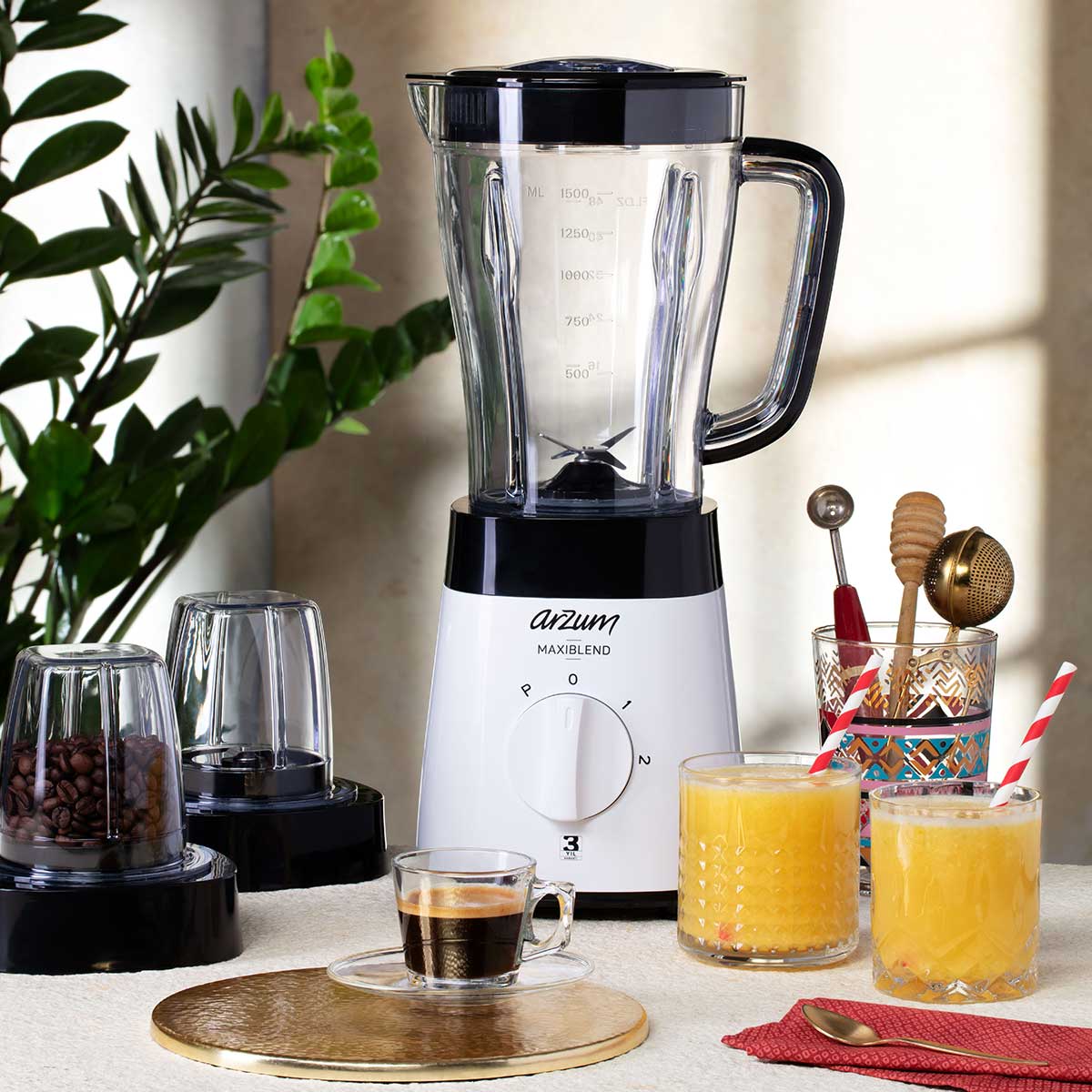 Maxiblend Sürahi Blender - Beyaz - AR1057 - 10