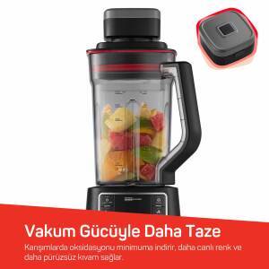 AR1061 Vacuumix Vakumlu 1500W Power Blender, 1.5L Sürahi, Buz Kırma Özellikli, Siyah - 3