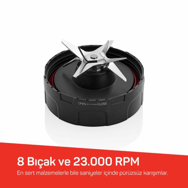 AR1061 Vacuumix Vakumlu 1500W Power Blender, 1.5L Sürahi, Buz Kırma Özellikli, Siyah - 5