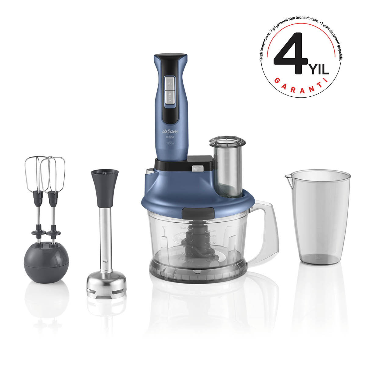 ARZUM Blendart 1500 Multi Blender Set Portable Electric Kitchen Blender  Stainless Steel Blades Kitchen Appliances Food