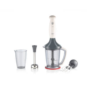 Buy arzum AR1162 Hand-held blender 1000 W with graduated beaker, with mixing  jar, stepless speed control Black, Stainless st