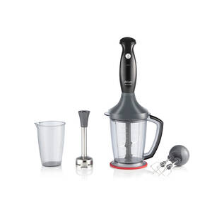 Buy arzum AR1162 Hand-held blender 1000 W with graduated beaker, with  mixing jar, stepless speed control Black, Stainless st