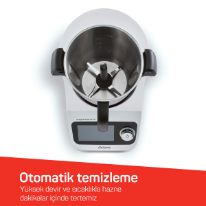 Thermogusto Çok Fonksiyonlu Akıllı Mutfak Robotu -Beyaz - AR1181 - 3