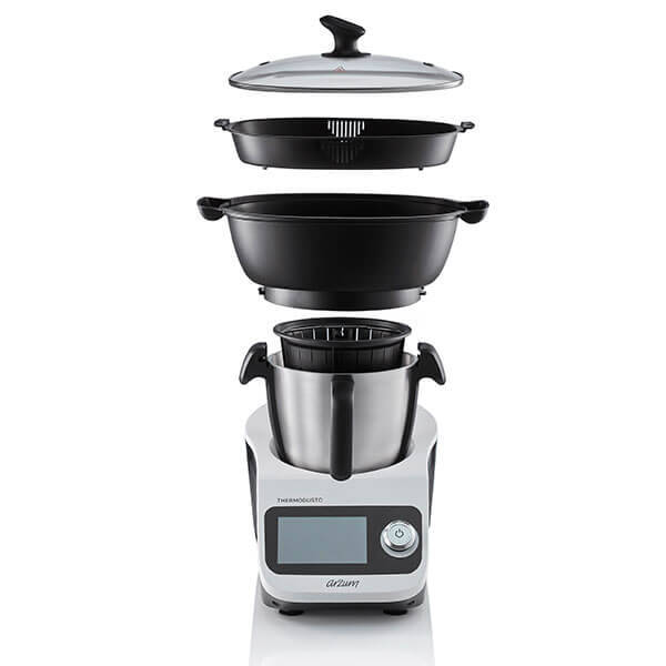 AR1181 Arzum Thermogusto Multifunctional Cooker Food Processor - White - 3