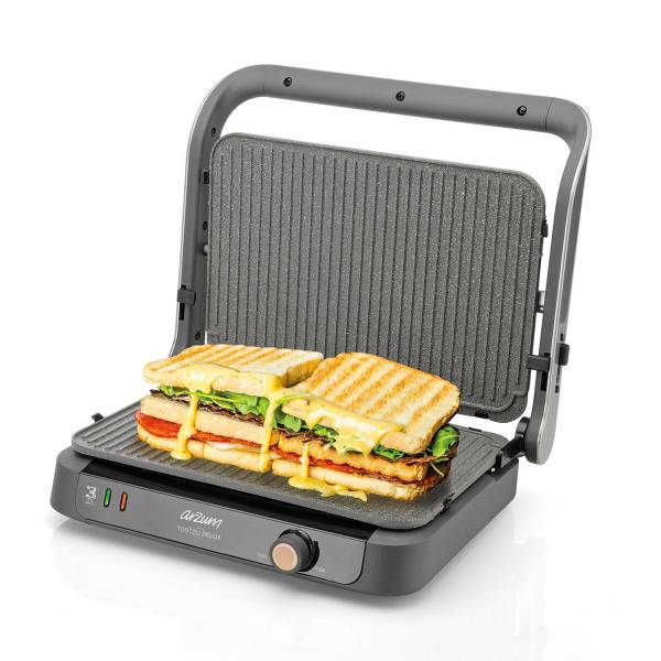 AR2001 Tostçu Delux Grill and Sandwich Maker - Stainless Steel - 4