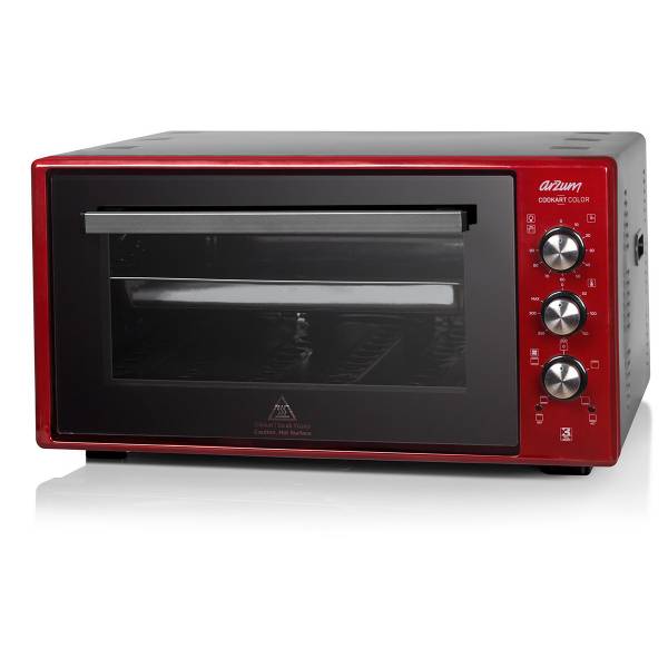 Cookart Color 50 L Çift Camlı Fırın - Nar - AR2034 - 3