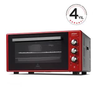AR2034 Cookart Color 50Lt Double Glassed Oven - Pomegranate - 2