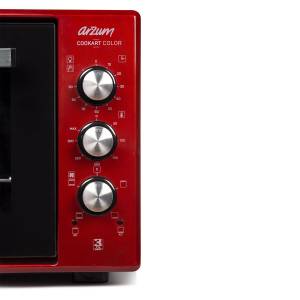 AR2034 Cookart Color 50Lt Double Glassed Oven - Pomegranate - 5