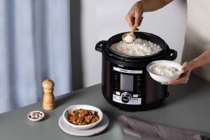 AR2055 Chefim Çok Amaçlı Basınçlı Pişirici - Siyah - Thumbnail