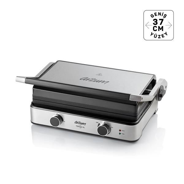AR2056 Arzum Tostçu XL Grill and Sandwich Maker - Stainless Steel - 1
