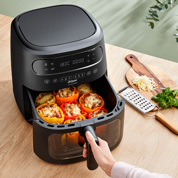 AR2076 Arzum Airtasty Smart Hot Air Fryer Black - 7