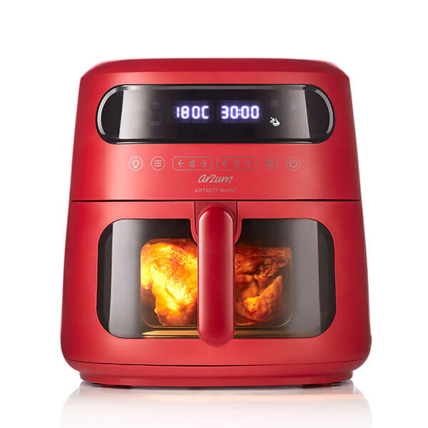 AR2076 Arzum Airtasty Smart Hot Air Fryer Red - 3