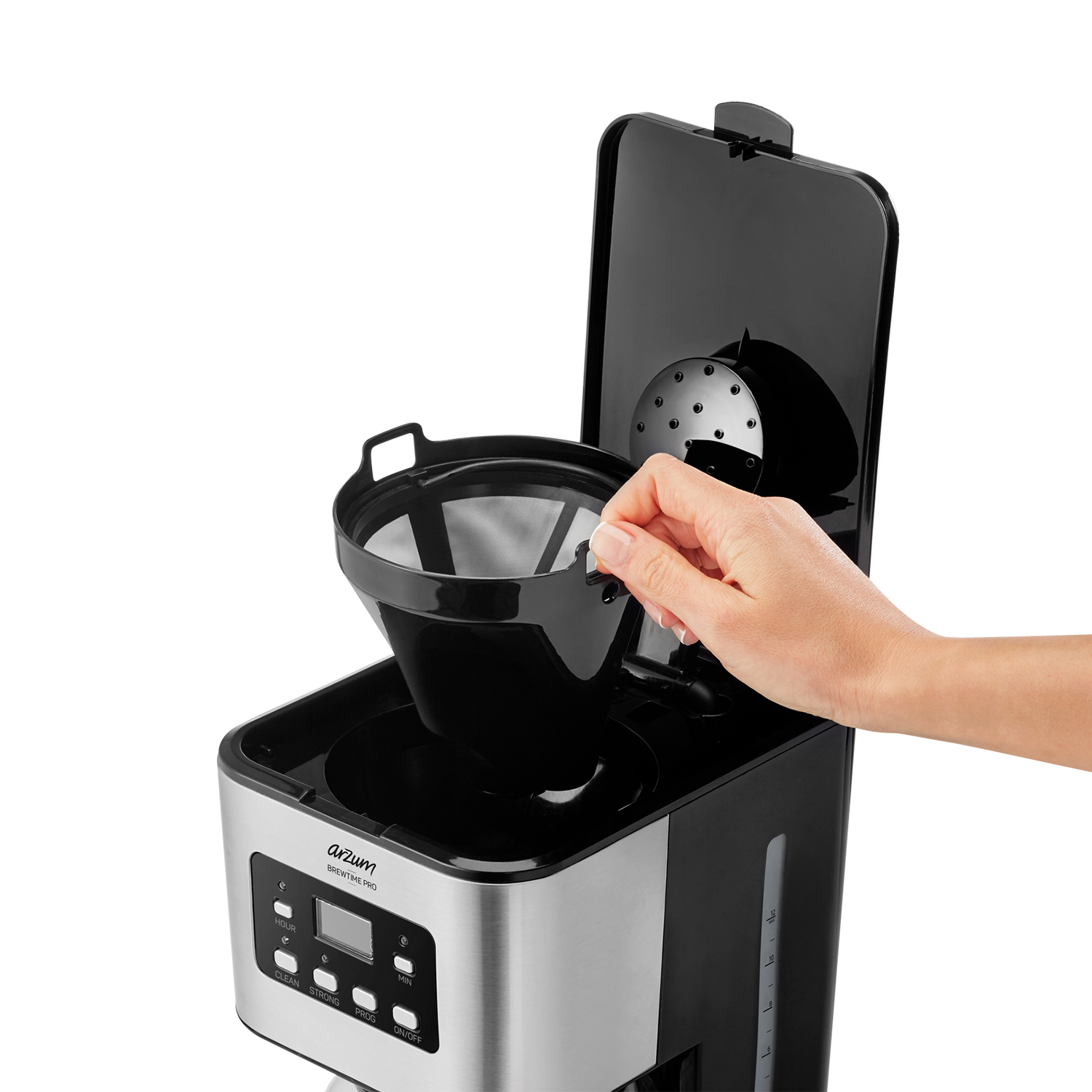 AR3073 Brewtime Pro Filter Coffee Machine - Black - 4
