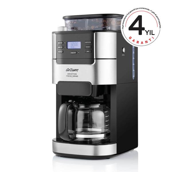AR3092 Brewtime Fresh Grind Filter Coffee Machine - Black - 2