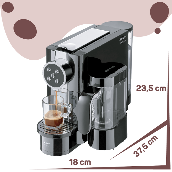 AR3094 Impresso Capsule Coffee Machine - Black - 4