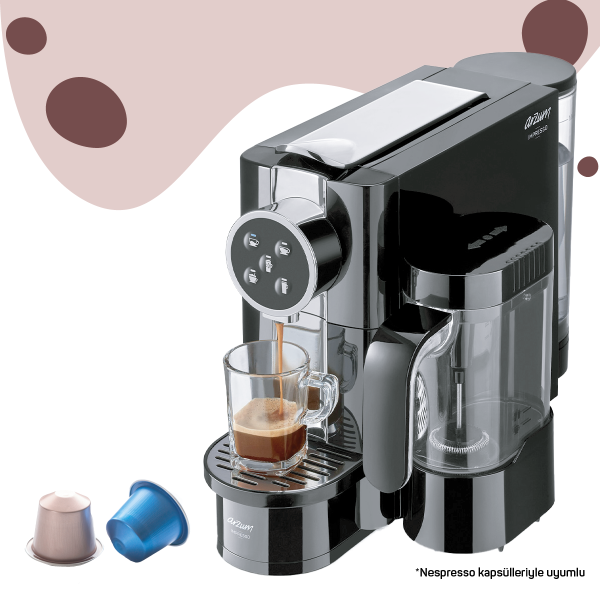 AR3094 Impresso Kapsüllü Kahve Makinesi - Siyah