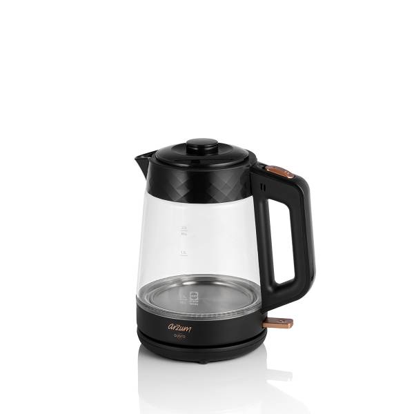 AR3101 Gusto Cam Çay Makinesi 1900 W, 0.9 L Demlik Kapasitesi, Siyah - 6