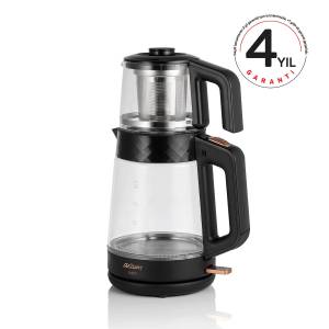 AR3101-CC Arzum Gusto Çay Makinesi - Siyah - Thumbnail