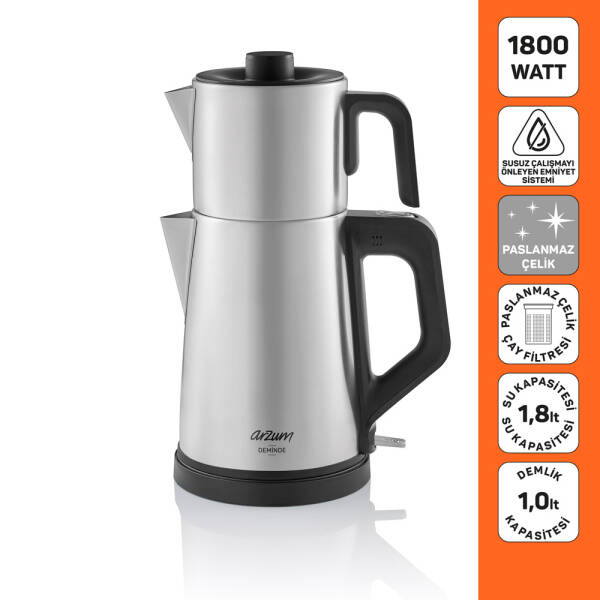 AR3129 Deminde Çay Makinesi - Inox - 1