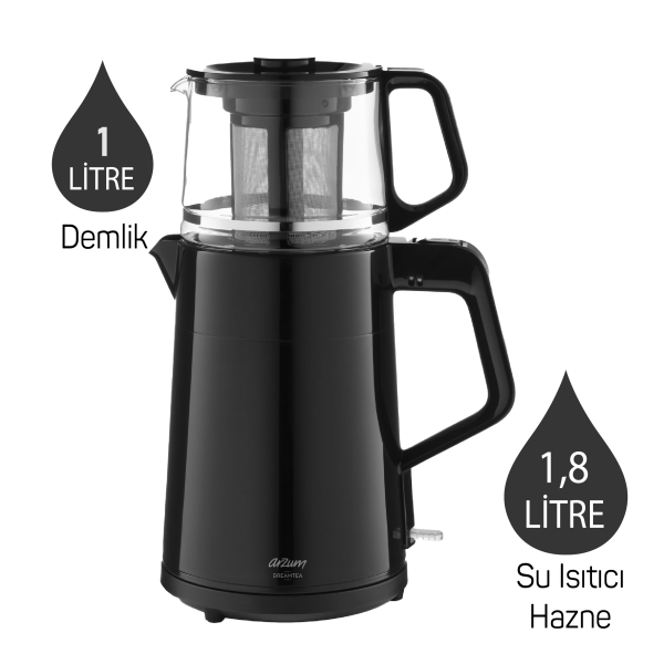 Dreamtea Çay Makinesi - Siyah - AR3134 - 2