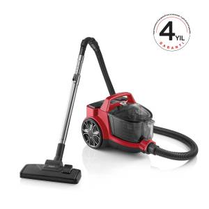 AR4071 Clean Force Red Cyclone Filter Vacuum Cleaner - Red - 2