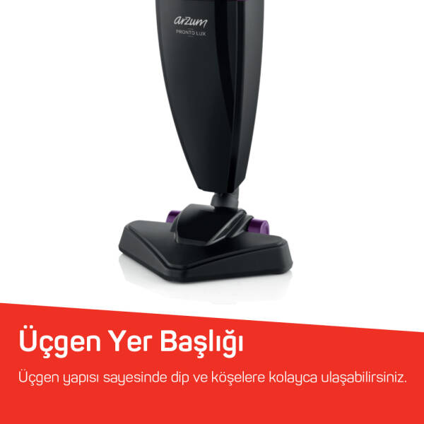 AR4075 Pronto Lux 2 in 1 Arada Handstick Vacuum Cleaner - Deep Plum - 3