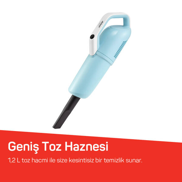 AR4087 Gırgır 2’si1 Arada 550W Dikey Elektrikli Süpürge, El Süpürgesi Özellikli, Yıkanabilir Filtre - 4