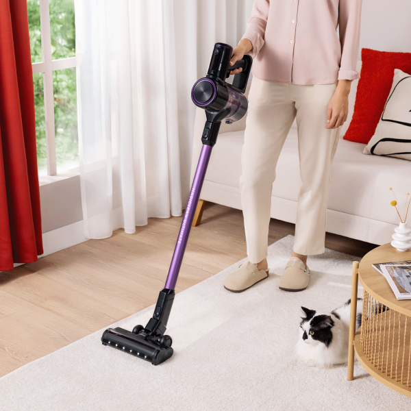 AR4206 Magiclean Ultimate Dikey Şarjlı Süpürge 300W BLDC Motoru, Mor - 2