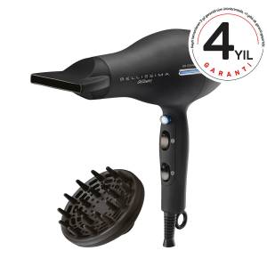 AR5003 Bellissima Profesyonel İyonlu Saç Kurutma Makinesi - Siyah - Thumbnail