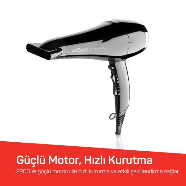 AR5007 İmaj Saç Kurutma Makinesi - Siyah - Arzum - 3