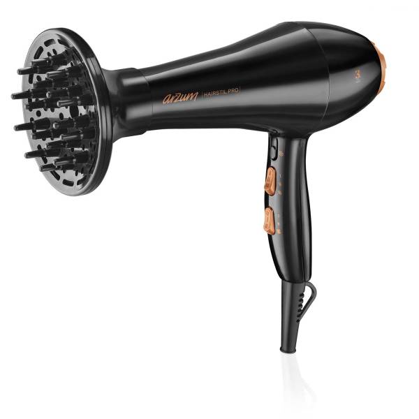 AR5009 Hairstil Pro Professional Hair Dryer - Black - 5