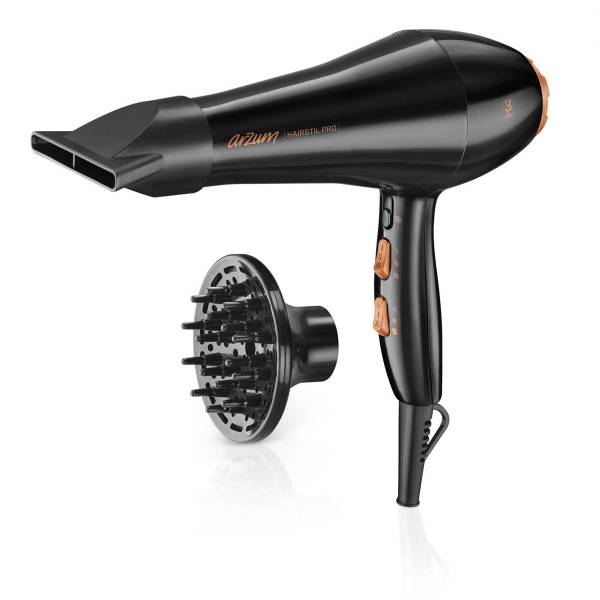 Hairstil Pro Profesyonel Saç Kurutma Makinesi - Siyah - AR5009 - 2
