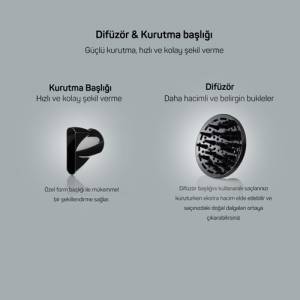 İmaj Saç Kurutma Makinesi - Siyah - AR5011 - 3