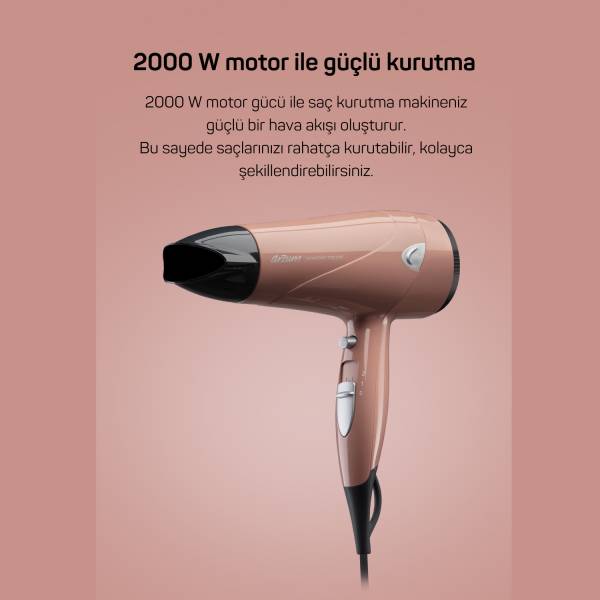 Senfony Color Saç Kurutma Makinesi - Akşam Güneşi - AR5014-AG - 3