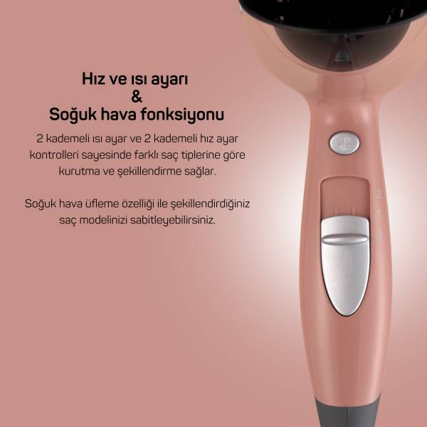 Senfony Color Saç Kurutma Makinesi - Akşam Güneşi - AR5014-AG - 4
