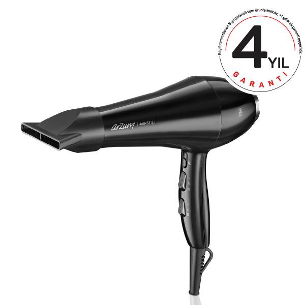 AR5016 Hairstil Professional Hair Dryer - Black - 2