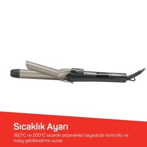 AR5027 Lisa Saç Maşası, Siyah - 4