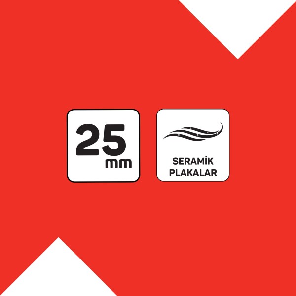 AR5027 Lisa Saç Maşası, Siyah - 7