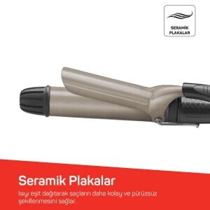 AR5028 Lisa XL Hair Curler - Black - 3