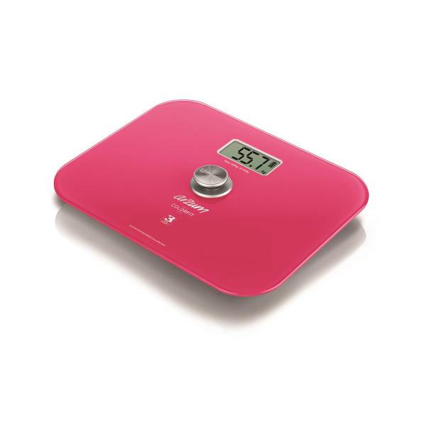 AR5034 Colorfit Eco - Friendly Glass Bathroom Scale - Pink - 1