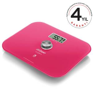 AR5034 Colorfit Eco - Friendly Glass Bathroom Scale - Pink - 2