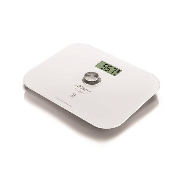 Colorfit Çevre Dostu Cam Banyo Baskülü - Beyaz - AR5034 - 1