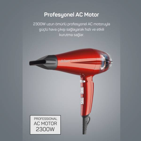 AR5049 Profön Neo Professional Hair Dryer - Pomegranate - 7
