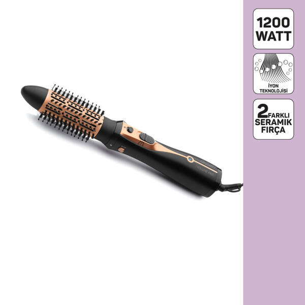 AR5063 Volume Pro Hava Üflemeli Saç Şekillendirici - Siyah - 1