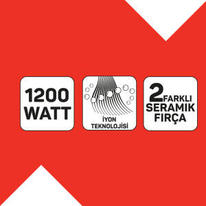 AR5063 Volume Pro Hava Üflemeli Saç Şekillendirici - Siyah - 7